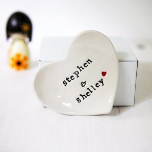 Wedding Gift Personalised Ring Dish Custom Wedding